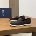 Dior Men’s Suede Leather Loafers, Calfskin Lining, Logo Hardware Detail #A67799