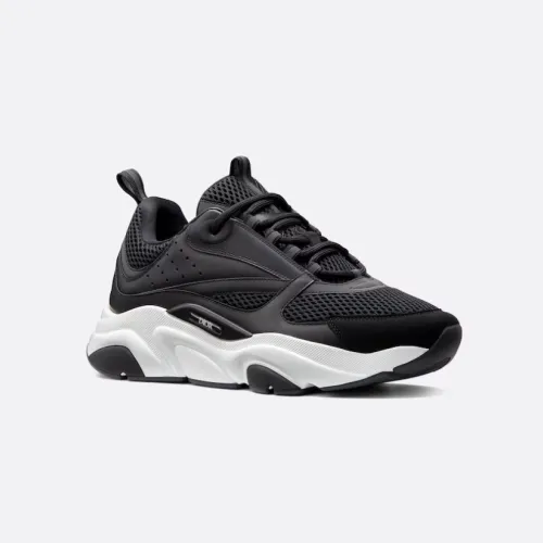 Dior Sneakers Black Technical Mesh and Calfskin Unisex #9999927960