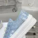 Dior Oblique Embroidery Platform Canvas Sneakers 4.5cm Sole #B66713