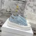 Dior Oblique Embroidery Platform Canvas Sneakers 4.5cm Sole #B66713