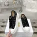 Dior Oblique Embroidery Platform Canvas Sneakers 4.5cm Sole #B66714