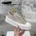 Dior Oblique Embroidery Platform Canvas Sneakers 4.5cm Sole #B66715