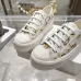 Dior Walk'n'Dior Oblique Embroidered Platform Canvas Sneakers #A68561