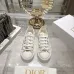 Dior Walk'n'Dior Oblique Embroidered Platform Canvas Sneakers #A68561