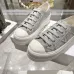 Dior Walk'n'Dior Oblique Embroidered Platform Canvas Sneakers #A68563