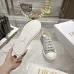Dior Walk'n'Dior Oblique Embroidered Platform Canvas Sneakers #A68563