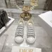 Dior Walk'n'Dior Oblique Embroidered Platform Canvas Sneakers #A68563