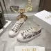 Dior Walk'n'Dior Oblique Embroidered Platform Canvas Sneakers #A68564