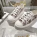 Dior Walk'n'Dior Oblique Embroidered Platform Canvas Sneakers #A68564