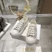 Dior Walk'n'Dior Oblique Embroidered Platform Canvas Sneakers #A68566
