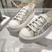 Dior Walk'n'Dior Oblique Embroidered Platform Canvas Sneakers #A68566