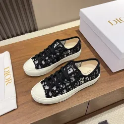 Dior Women's Oblique Embroidered Mesh Sneakers #B66065