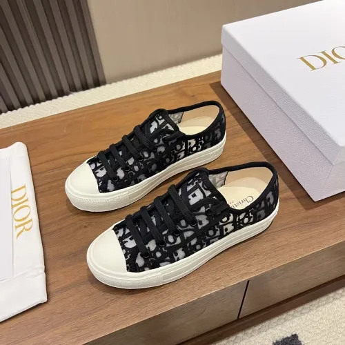 Dior Women's Oblique Embroidered Mesh Sneakers #B66065