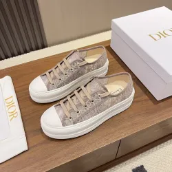 Dior Women's Oblique Embroidered Mesh Sneakers #B66068