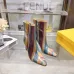 Fendi Arco Eel‑Skin Cone‑Heel Ankle Boots 8cm Heel #A68665
