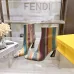 Fendi Arco Eel‑Skin Cone‑Heel Ankle Boots 8cm Heel #A68665
