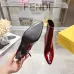 Fendi Arco Eel‑Skin Cone‑Heel Ankle Boots 8cm Heel #A68666