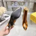 Fendi Arco Eel‑Skin Cone‑Heel Ankle Boots 8cm Heel #A68667