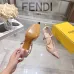 Fendi Colibri Lite FF Mesh Slingback Pointed‑Toe High Heels #A68663