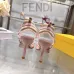 Fendi Colibri Lite FF Mesh Slingback Pointed‑Toe High Heels #A68663