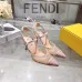 Fendi Colibri Lite FF Mesh Slingback Pointed‑Toe High Heels #A68663