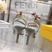 Fendi Colibri Lite FF Mesh Slingback Pointed‑Toe High Heels #A68664