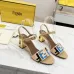 Fendi shoes for Fendi High-heeled shoes for women #B49461