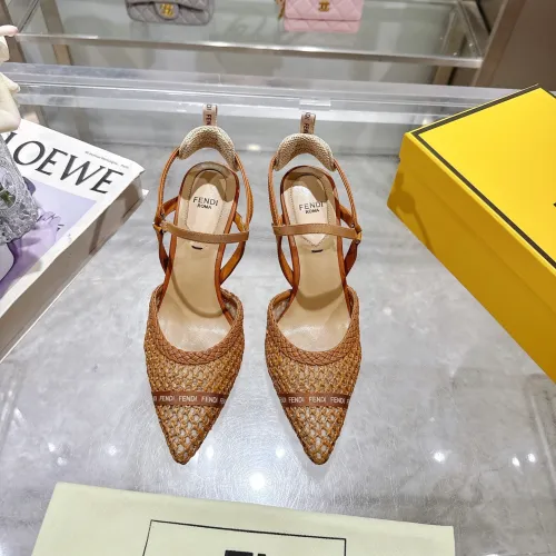Fendi shoes for Fendi High-heeled shoes for women #B61798