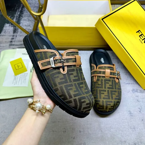 Fendi shoes for Fendi Slippers for men #B50670