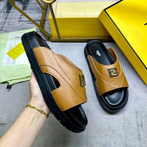 Fendi shoes for Fendi Slippers for men #B50671