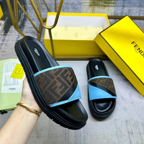 Fendi shoes for Fendi Slippers for men #B50675