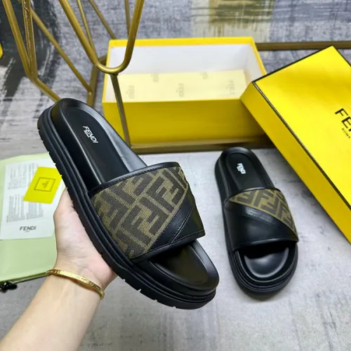 Fendi shoes for Fendi Slippers for men #B50677