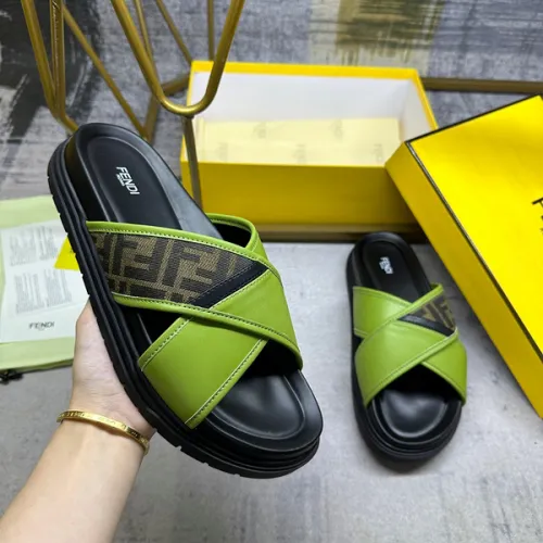 Fendi shoes for Fendi Slippers for men #B50680