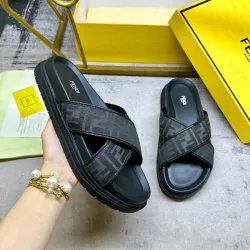 Fendi shoes for Fendi Slippers for men #B50684