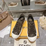 Fendi shoes for Women's Fendi Domino Sneakers Brown #B48857
