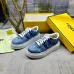 Fendi shoes for Women's Fendi Sneakers White/Blue/Orange #B49465