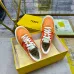 Fendi shoes for Women's Fendi Sneakers White/Blue/Orange #B49465