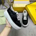Fendi shoes for Women's Fendi Sneakers White/Blue/Orange #B49465