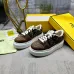 Fendi shoes for Women's Fendi Sneakers White/Blue/Orange #B49465