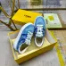 Fendi shoes for Women's Fendi Sneakers White/Blue/Orange #B49465