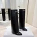 Givenchy Women’s Black Leather Knee-High Boots with Gold Strap & Pointed Toe #A69808