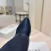Givenchy Women’s Navy Leather Knee-High Boots with Gold Strap & Pointed Toe #A69810