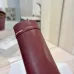 Givenchy Women’s Red Leather Knee-High Boots with Gold Strap & Pointed Toe #A69809