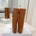 Givenchy Women’s Tan Leather Knee-High Boots with Gold Accent Strap and Pointed Toe #A69806