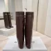 Givenchy Women’s Tan Leather Knee-High Boots with Gold Strap & Pointed Toe #A69807