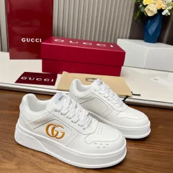  Unisex Shoes GG embossed sneaker White #B48834