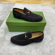 Gucci Jordaan Mens Loafers Black #B67277