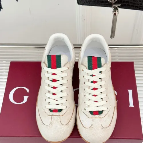 Gucci Men's Shift Series Retro Suede and Tech Fabric Sneakers #B66073
