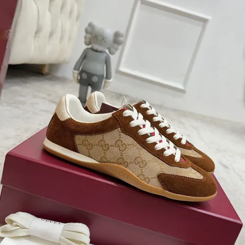 Gucci Style Shift Sneakers Retro Suede Tech Fabric Web Shoes #B66198