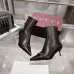 Gucci GG Metal‑Buckle Pointed‑Toe Stiletto Ankle Boots 5.5cm Heel #A68611
